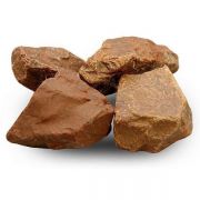 Камень Яшма сургучная шлифованный ведро 10 кг