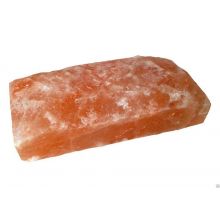 Кирпич из гималайской соли с натуральной стороной 20 x 10 x 5 см