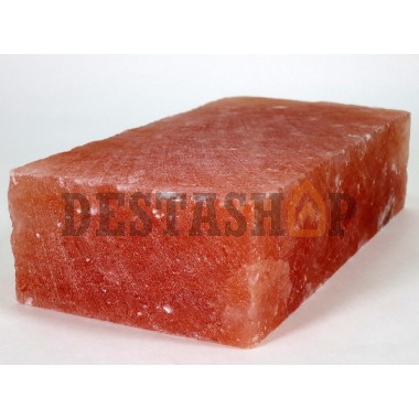 Кирпич из гималайской соли шлифованный 20 x 10 x 5 см