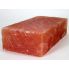 Кирпич из гималайской соли шлифованный 20 x 10 x 5 см