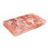 Плитка гималайской розовой соли 200x100x25 мм с натуральной стороной (с пазом)