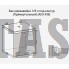 Бак нержавейка 125л под контур прямоугольный AISI 439