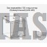 Бак нержавейка 125л с тэном квадратный AISI 439