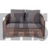 Двухместный диван из ротанга Кон Панна