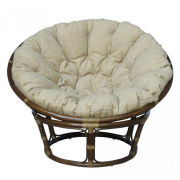 Кресло Papasan из ротанга - кофе Кресло Papasan из ротанга - кофе