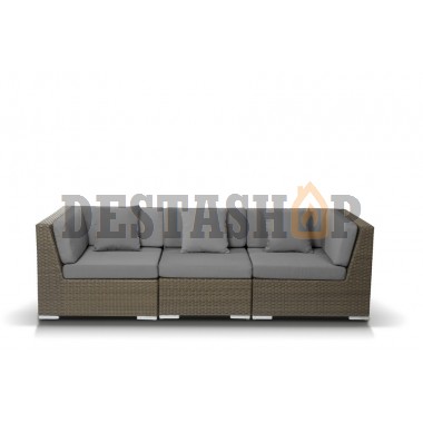 Модульный диван Беллуно, коричневый Скидка