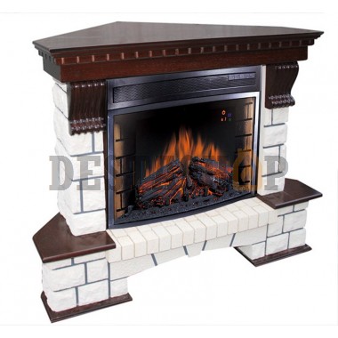 Угловой каминокомплект Royal Flame Pierre Luxe с очагом Dioramic 25FX
