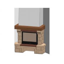 Каминная облицовка Кипр 700 (угловой 45°) Каминная облицовка Кипр 700 (угловой 45°)