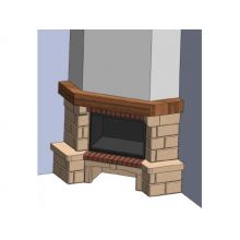 Каминная облицовка Кипр 700 (угловой 90°) Каминная облицовка Кипр 700 (угловой 90°)