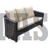 Комплект дачной мебели KM-0008 черный