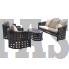 Комплект дачной мебели KM-0008 черный Скидка