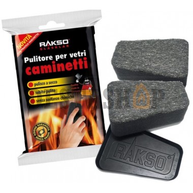 Губки для чистки каминного стекла Rakso