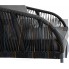 Кресло Канны темно-серое плетеное из синтетического волокна 
