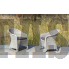 Кресло Равенна белое из искусственного ротанга Доставка по РФ