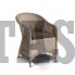 Кресло Равенна бежевое из искусственного ротанга Характеристики