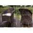 Кресло Равенна коричневое из искусственного ротанга Доставка по РФ