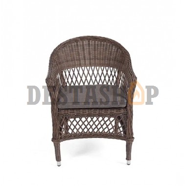 Кресло Сицилия коричневое из искусственного ротанга Характеристики