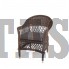 Кресло Сицилия коричневое из искусственного ротанга Характеристики