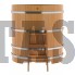 Купель для бани и сауны Bentwood угловая из лиственницы (1,31Х1,31 H=1,40)