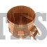 Купель для бани и сауны Bentwood круглая из сращенных ламелей лиственницы (D=1,50 H=1,1)