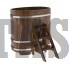 Купель для бани и сауны Bentwood овальная из сращенных ламелей лиственницы (0,76Х1,16 H=1,2) Доставка по РФ