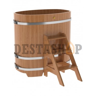 Купель для бани и сауны Bentwood овальная из дуба (0,76Х1,16 H=1,20)