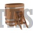 Купель для бани и сауны Bentwood овальная из дуба (0,76Х1,16 H=1,20)