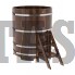 Купель для бани и сауны Bentwood круглая из лиственницы (D=1,17 H=1,40)