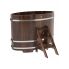 Купель для бани и сауны Bentwood овальная из лиственницы (0,95Х1,60 H=1,20)