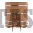 Купель для бани и сауны Bentwood угловая из дуба (1,31Х1,31 H=1,40)