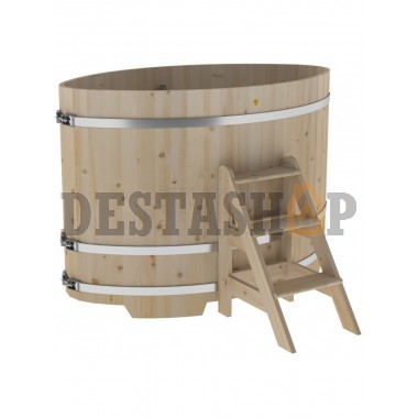 Купель для бани и сауны Bentwood овальная из кедра (1,02Х1,68 H=1,20)