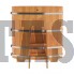 Купель для бани и сауны Bentwood овальная из сращенных ламелей лиственницы (0,69Х1,31 H=1,4)