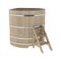 Купель для бани и сауны Bentwood угловая из кедра (1,53Х1,53 H=1,40)