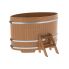 Купель для бани и сауны Bentwood овальная из дуба (1,15Х1,83 H=1,10)