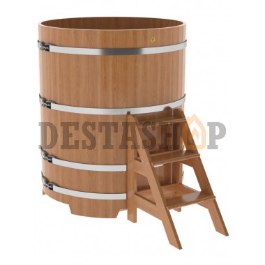 Купель для бани и сауны Bentwood круглая из дуба (D=1,17 H=1,40)