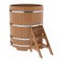 Купель для бани и сауны Bentwood круглая из дуба (D=1,17 H=1,40)