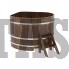 Купель для бани и сауны Bentwood угловая из сращенных ламелей лиственницы (1,53Х1,53 H=1,0) Скидка