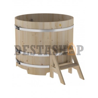 Купель для бани и сауны Bentwood круглая из кедра (D=1,17 H=1,0)