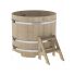 Купель для бани и сауны Bentwood круглая из кедра (D=1,17 H=1,0)