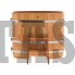 Купель для бани и сауны Bentwood овальная из сращенных ламелей лиственницы (0,76Х1,16 H=1,0)