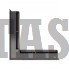 Вентиляционная решетка Kratki Люфт угловая стандарт стальная 90