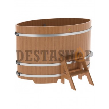 Купель для бани и сауны Bentwood овальная из дуба (1,08Х1,75 H=1,10)