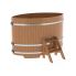 Купель для бани и сауны Bentwood овальная из дуба (1,08Х1,75 H=1,10)