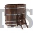 Купель для бани и сауны Bentwood овальная из лиственницы (0,95Х1,60 H=1,40)
