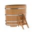 Купель для бани и сауны Bentwood овальная из лиственницы (1,08Х1,75 H=1,40)