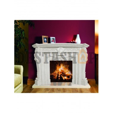 Каминная облицовка Maestro Цезарь Carrara White