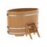 Купель для бани и сауны Bentwood овальная из лиственницы (1,02Х1,68 H=1,10)