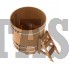 Купель для бани и сауны Bentwood круглая из лиственницы (D=1,17 H=1,20)