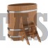 Купель для бани и сауны Bentwood овальная из дуба (0,59Х1,06 H=1,10)