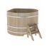 Купель для бани и сауны Bentwood угловая из кедра (1,53Х1,53 H=1,0)